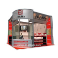 Especial projetado canton fair tradeshow shell esquema / cabine de exposição com luzes e fortalecimento de vigas